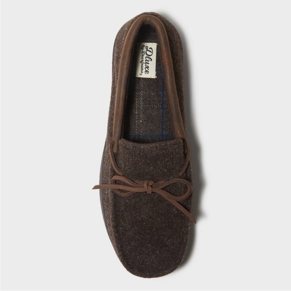 NWT Men's Jacoby Brown Moccasin Slippers - Picture 3 of 5